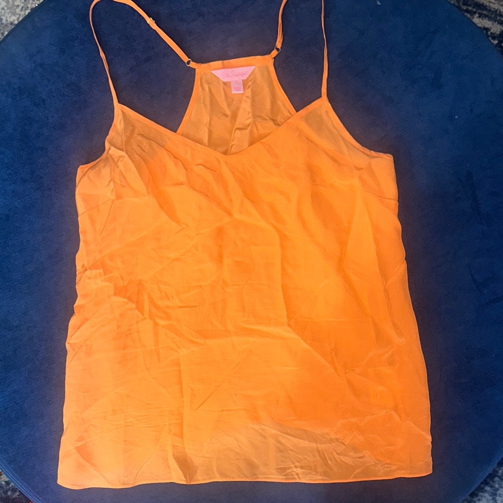 Lilly Pulitzer Orange Spaghetti Strap Top